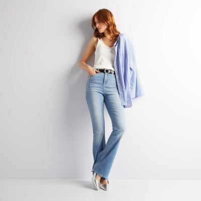 Jean flare/bootcut - L34 STONE