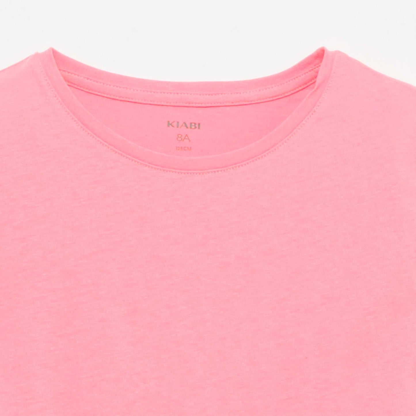 T-shirt en jersey uni ROSE