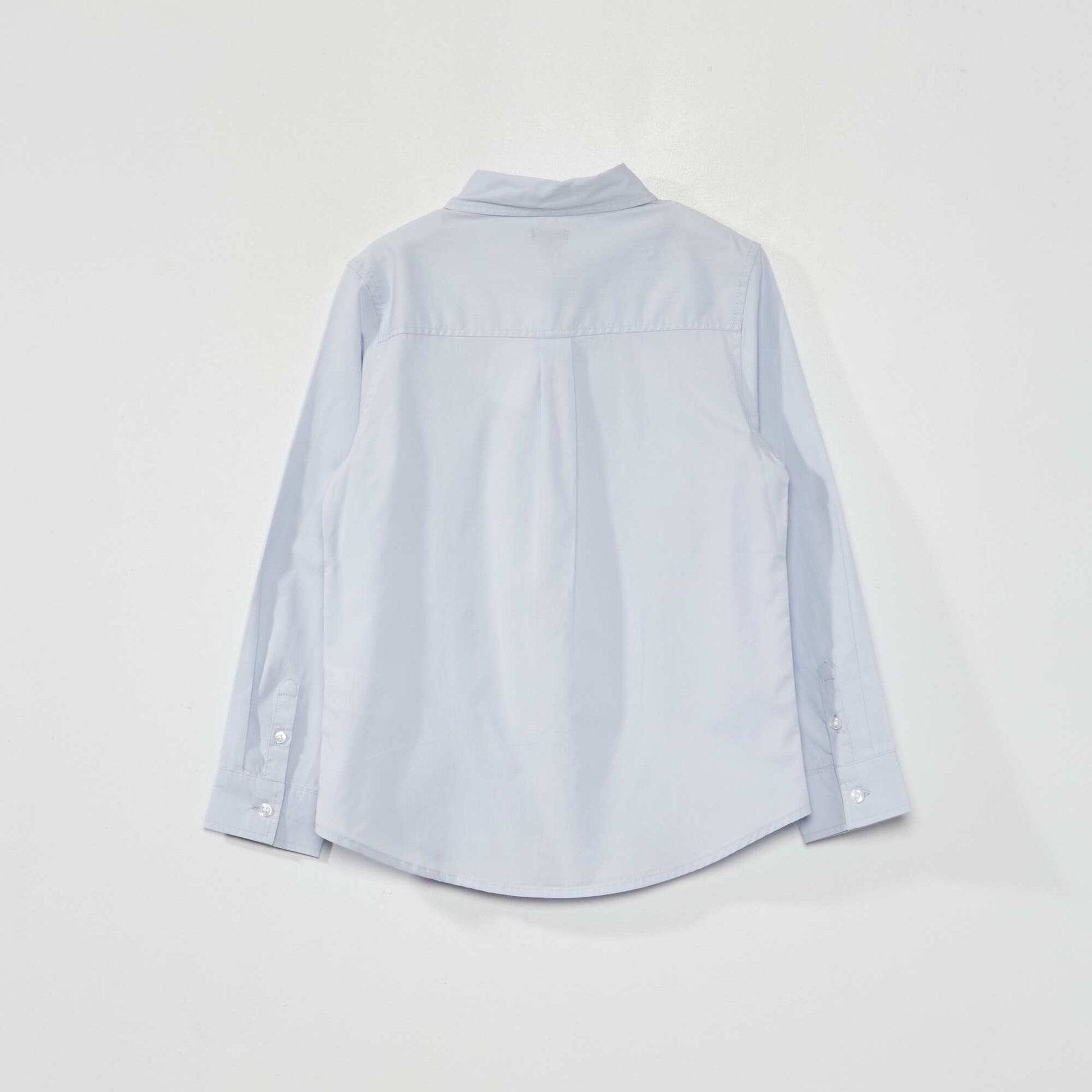 Chemise en popeline BLEU
