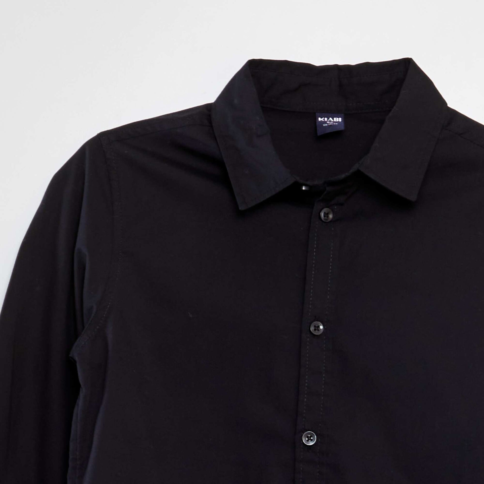 Chemise en popeline NOIR