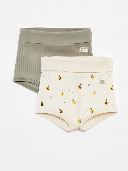 Lot de 2 culottes à enfiler - cradle to cradle BLANC