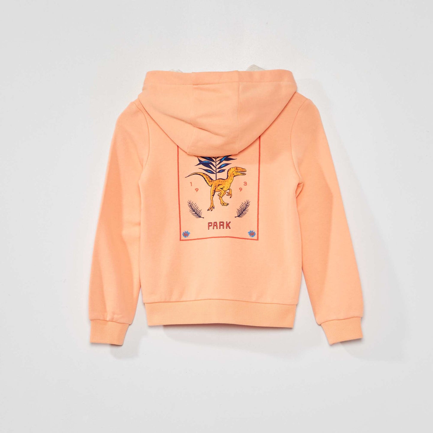 Sweat capuche en molleton 'Jurassic Park' Rose