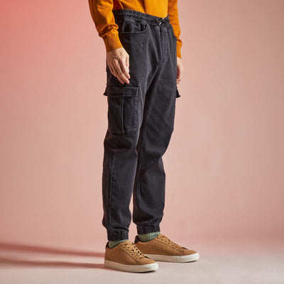 Jean style jogger Noir