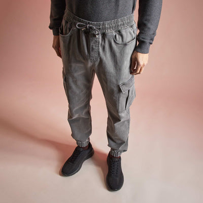 Jean style jogger- 32L Gris
