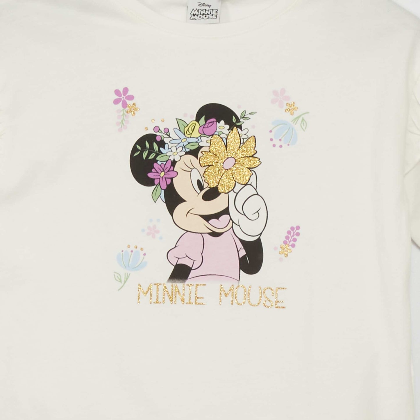 Ensemble t-shirt + short 'Minnie' 'Disney' BEIGE