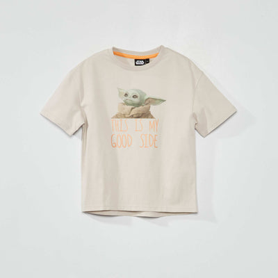 Tee-shirt imprim 'Star Wars' Gris