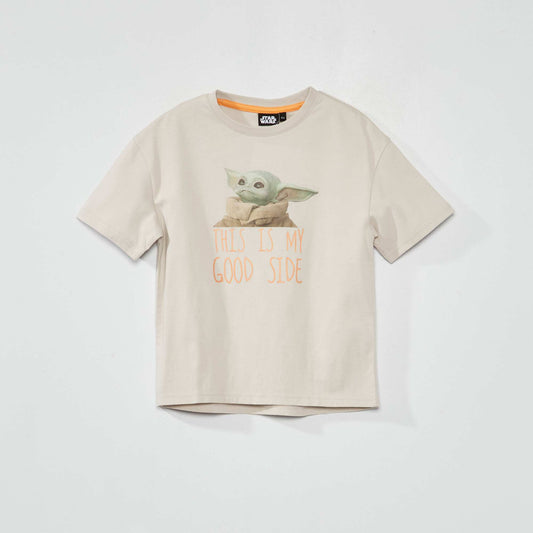 Tee-shirt imprim 'Star Wars' Gris