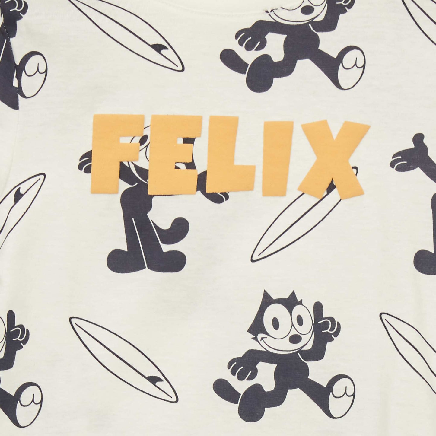 T-shirt 'Felix The cat' manches courtes Blanc