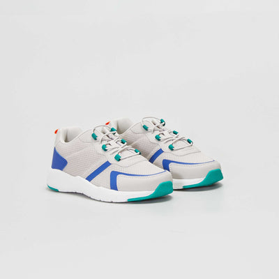 Baskets basses easy fit Gris