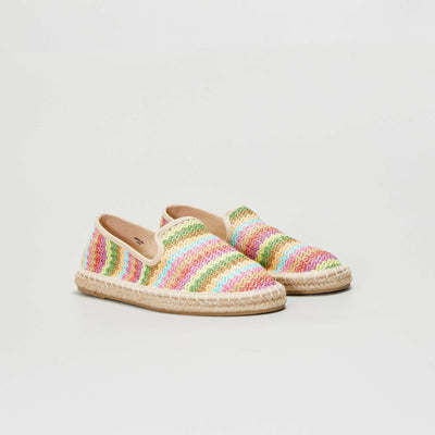 Espadrilles en raphia Beige