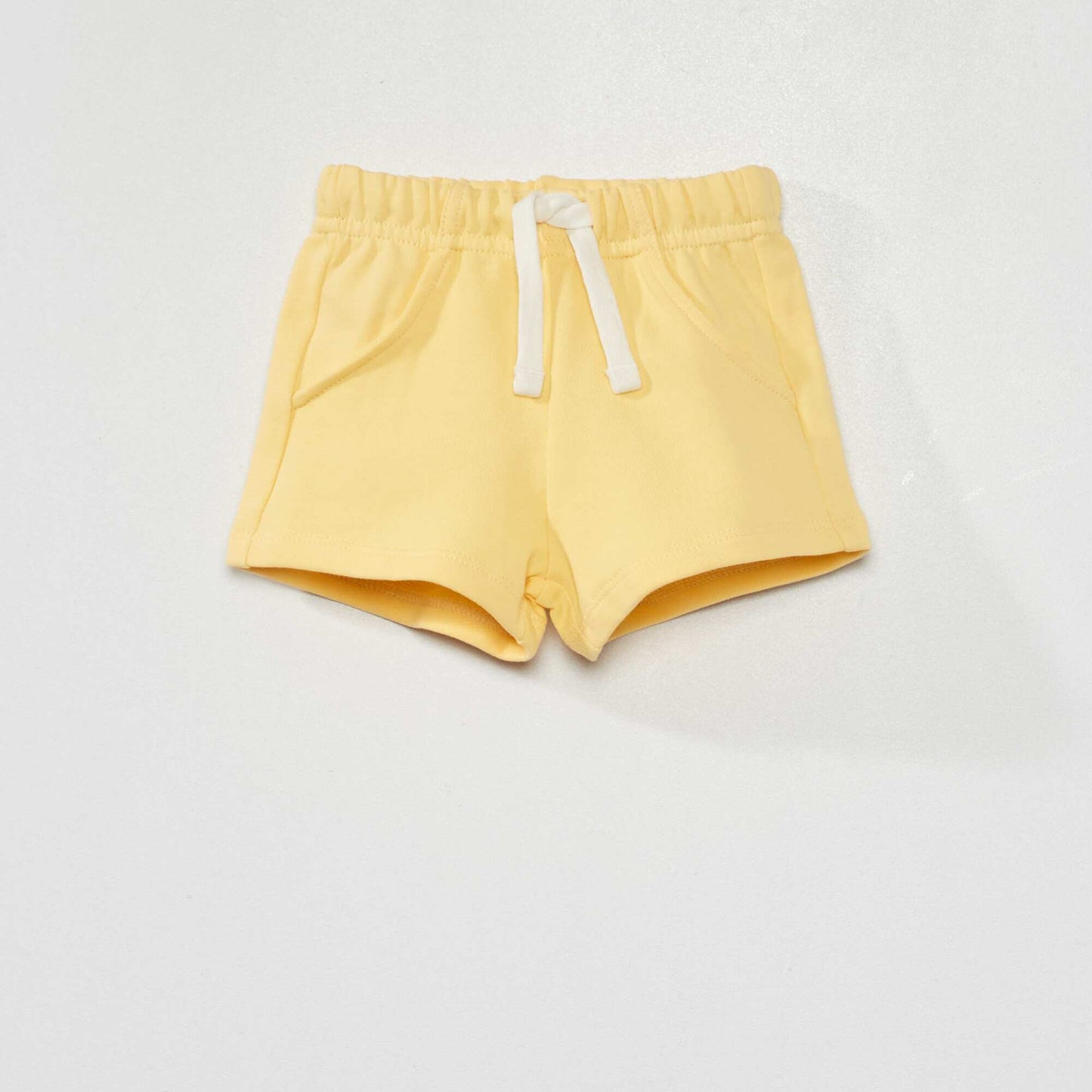 Lot de 2 shorts en french terry Bleu/jaune