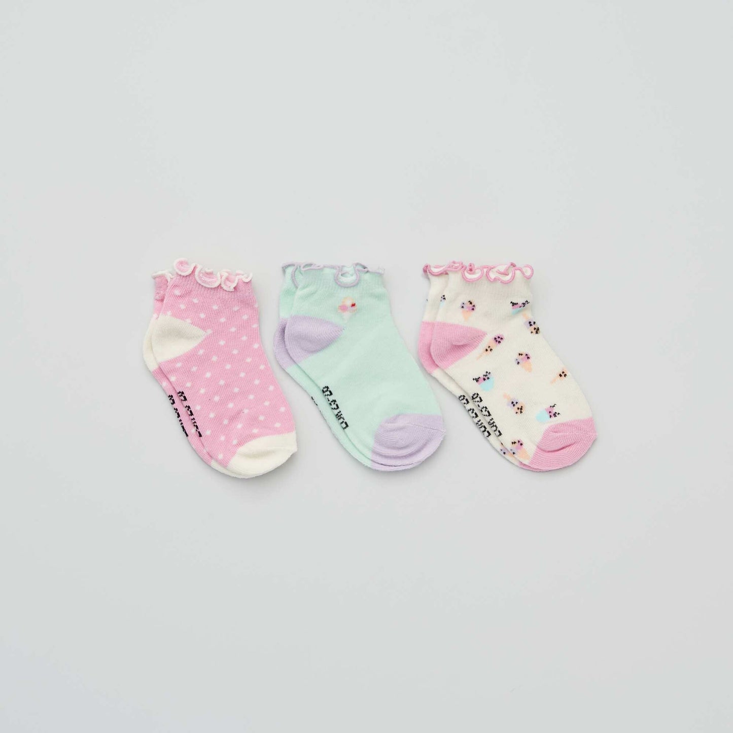 Lot de 3 paires de chaussettes Multicolore