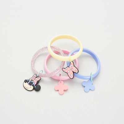 Lot de 4 bracelets 'Minnie' Rose