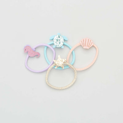 Lot de 4 lastiques multicolore