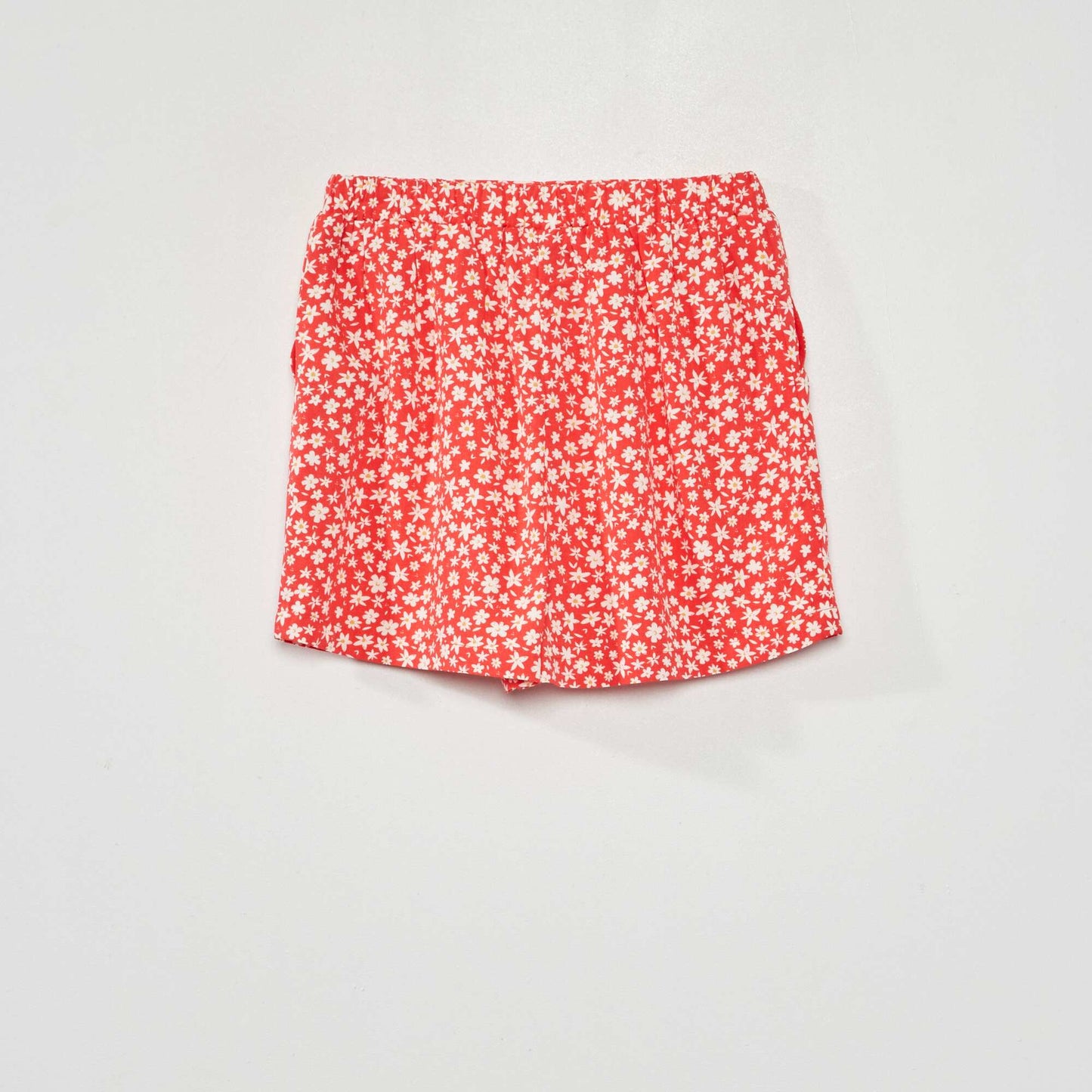 Short l ger avec imprim Rouge