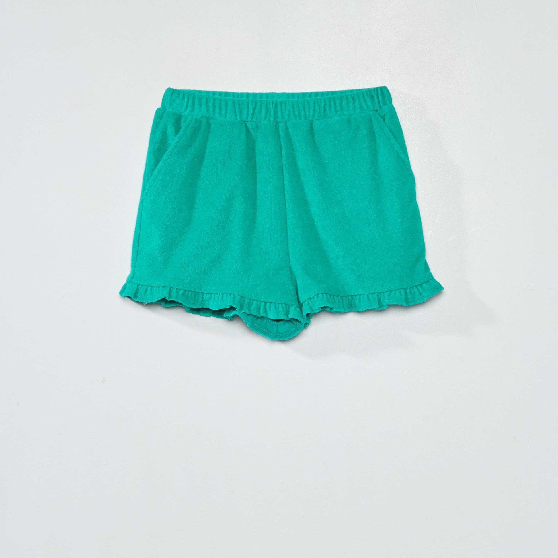 Short en maille ponge Vert - Main Image