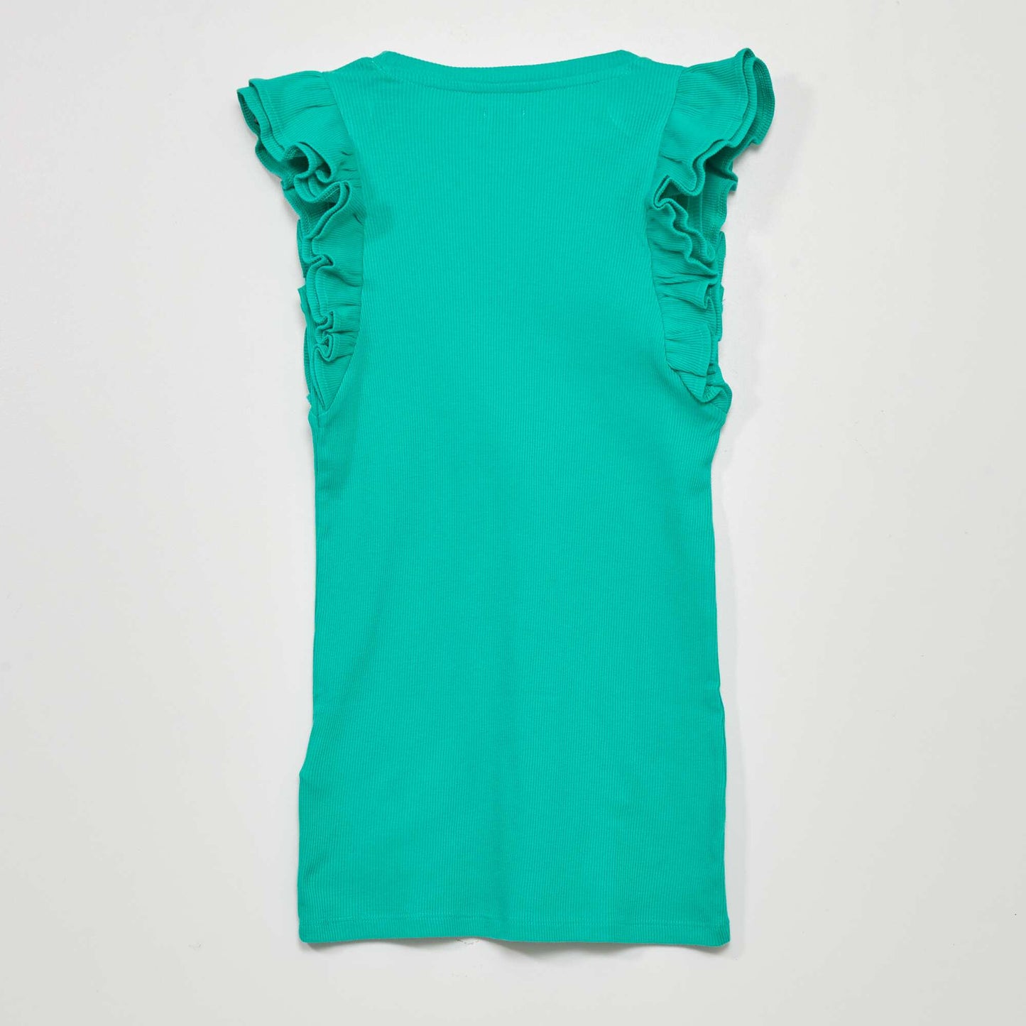 Robe en maille c tel e Vert
