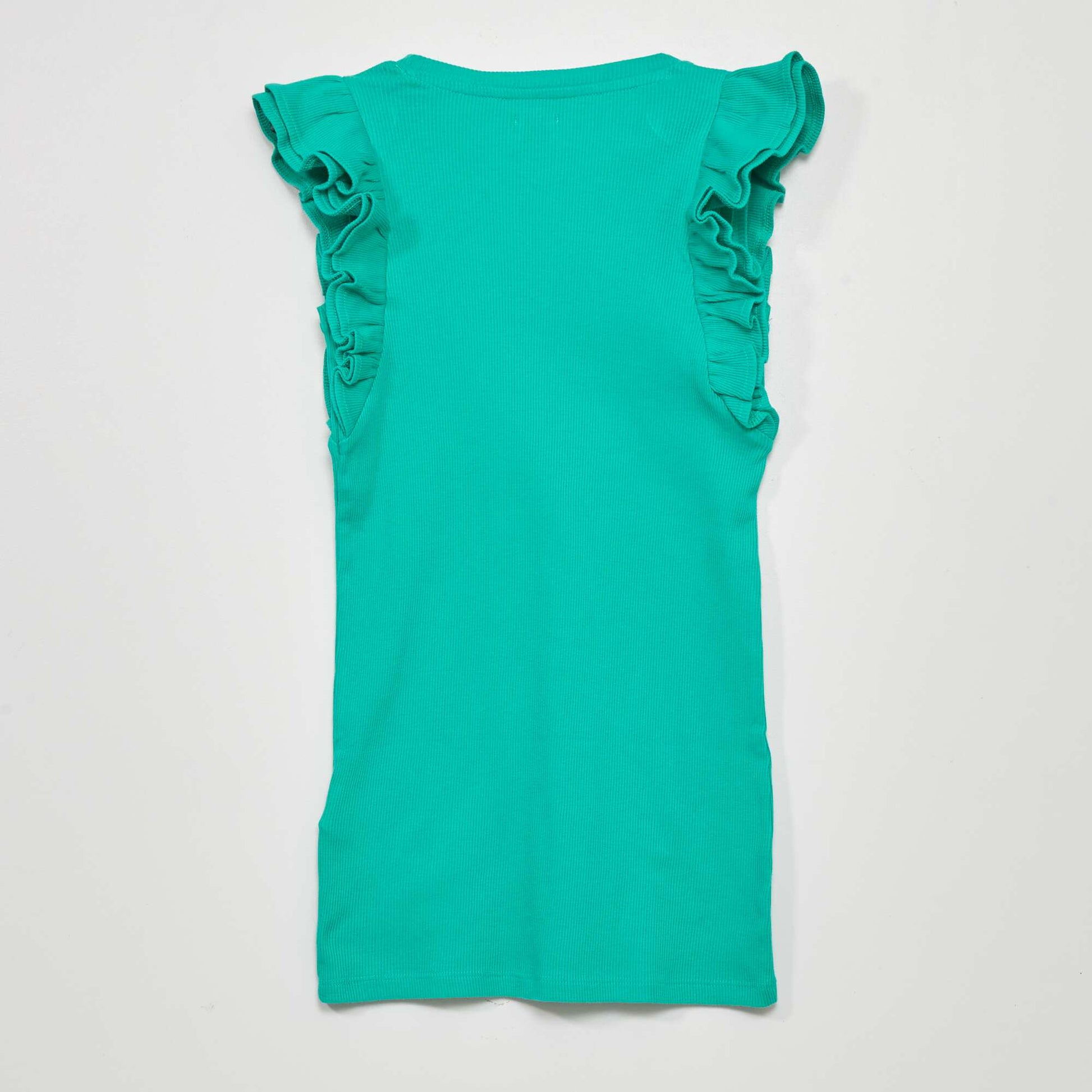 Robe en maille c tel e Vert
