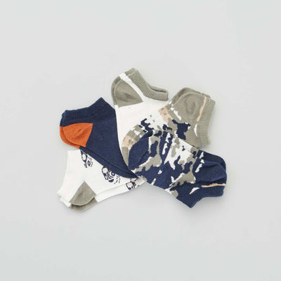 Chaussettes invisibles - Lot de 5 Multicolore