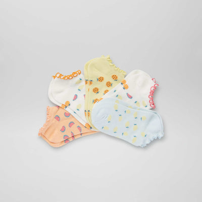 Lot de 5 paires de chaussettes Violet