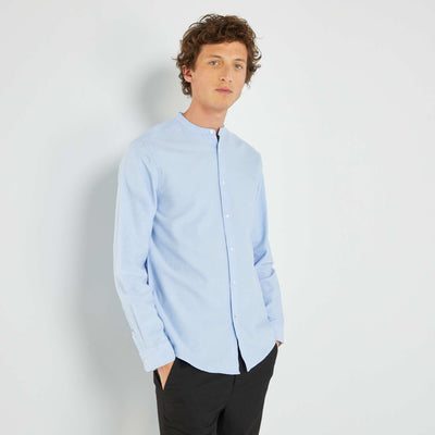 Chemise manches longues Bleu
