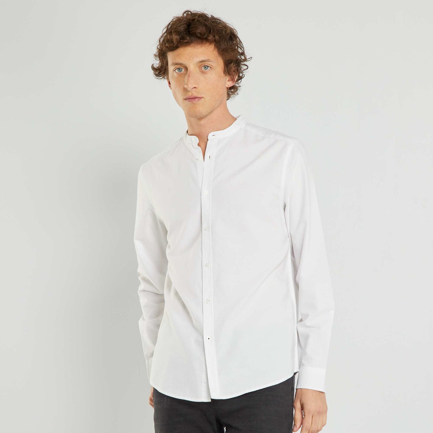 Chemise manches longues blanc