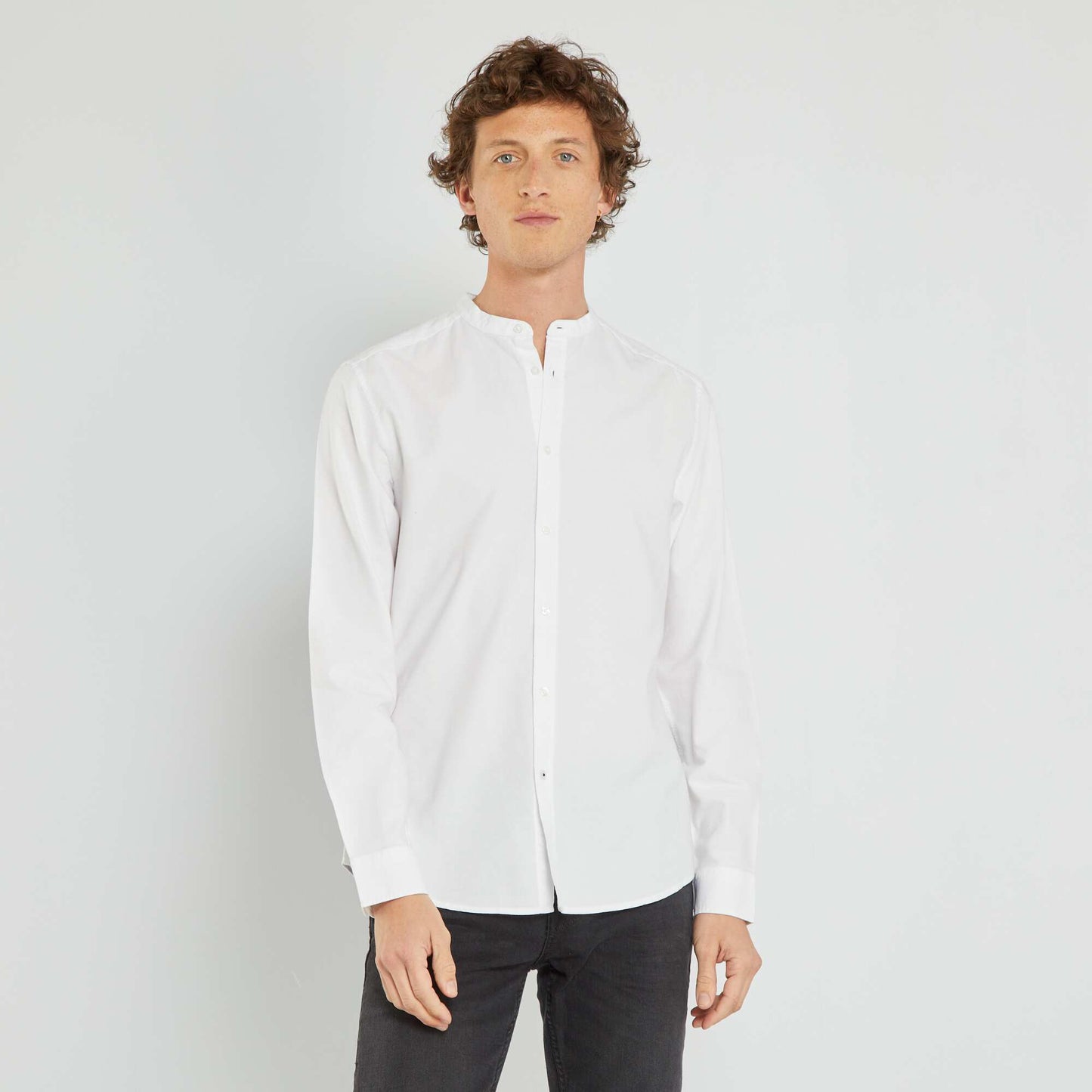 Chemise manches longues blanc