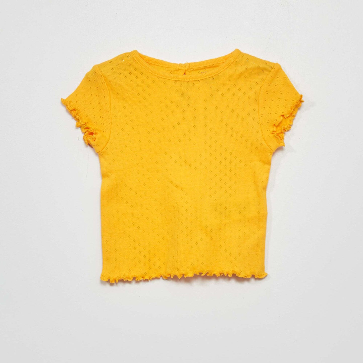 Lot de 3 t-shirts en maille pointelle ORANGE