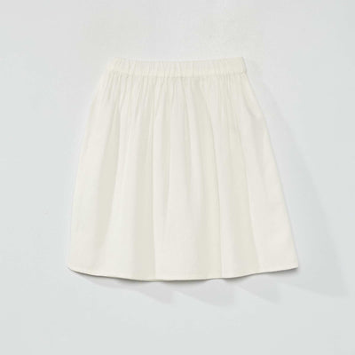 Jupe longue fluide blanc