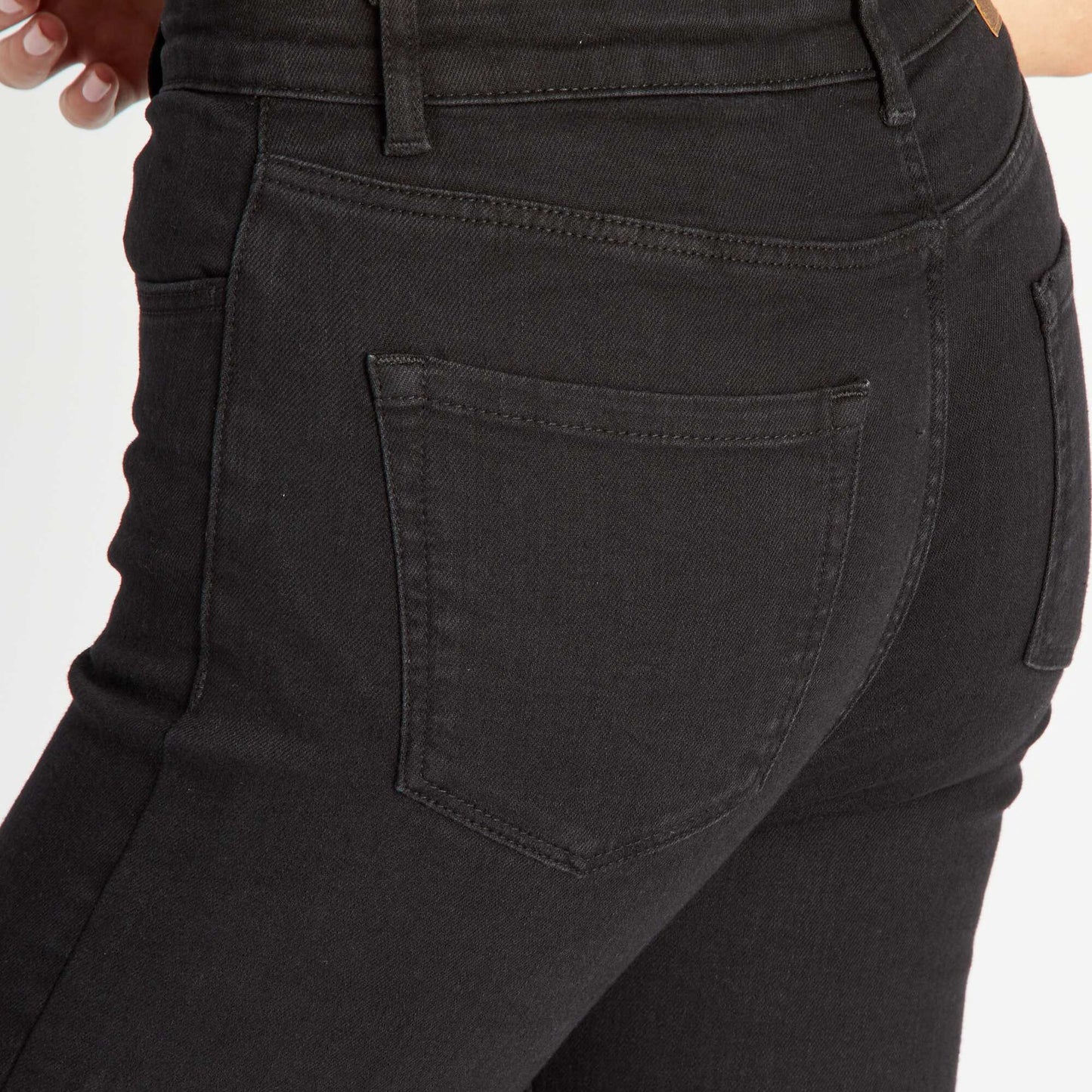 Jean skinny taille haute Noir