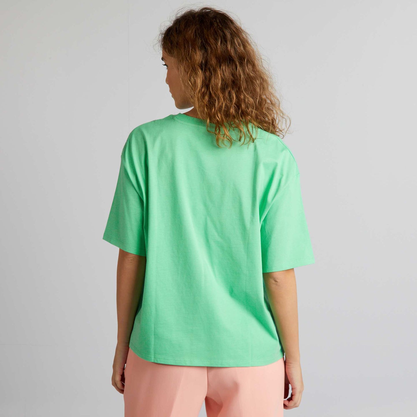 T-shirt en maille jersey Vert