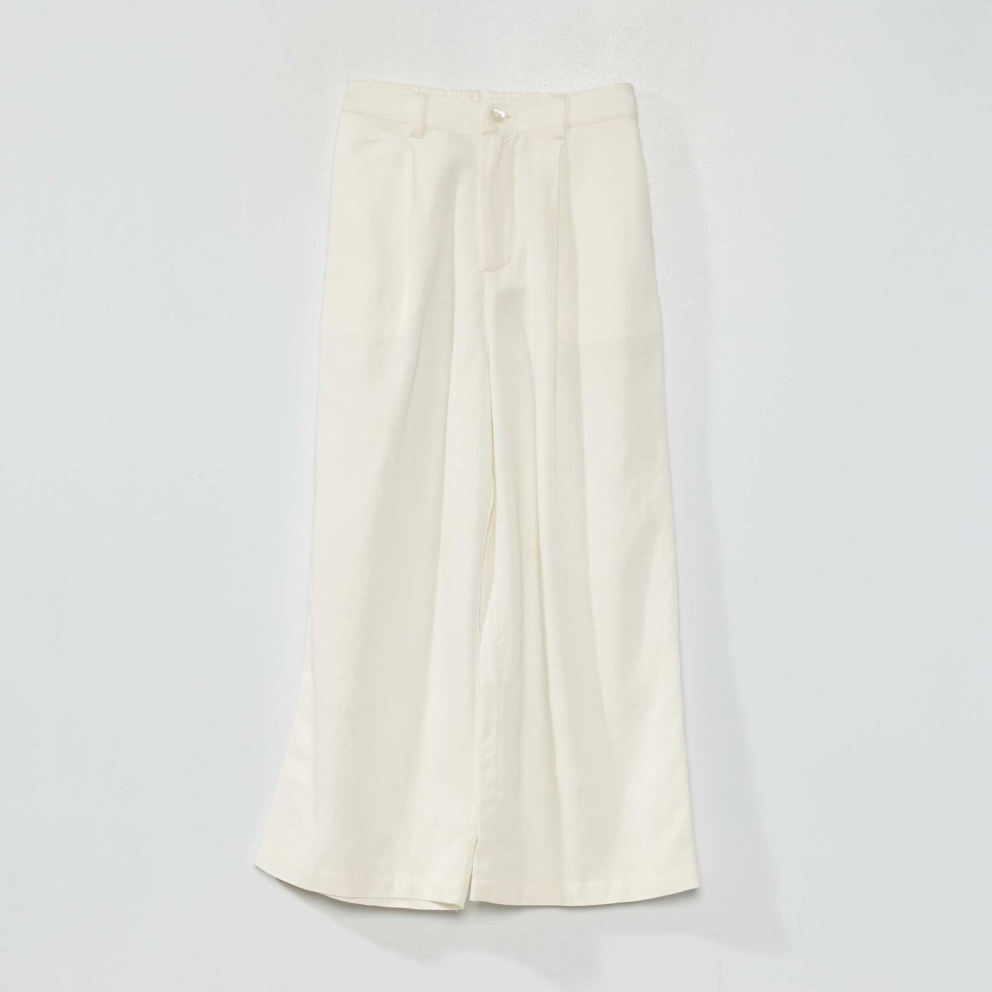 Pantalon large blanc