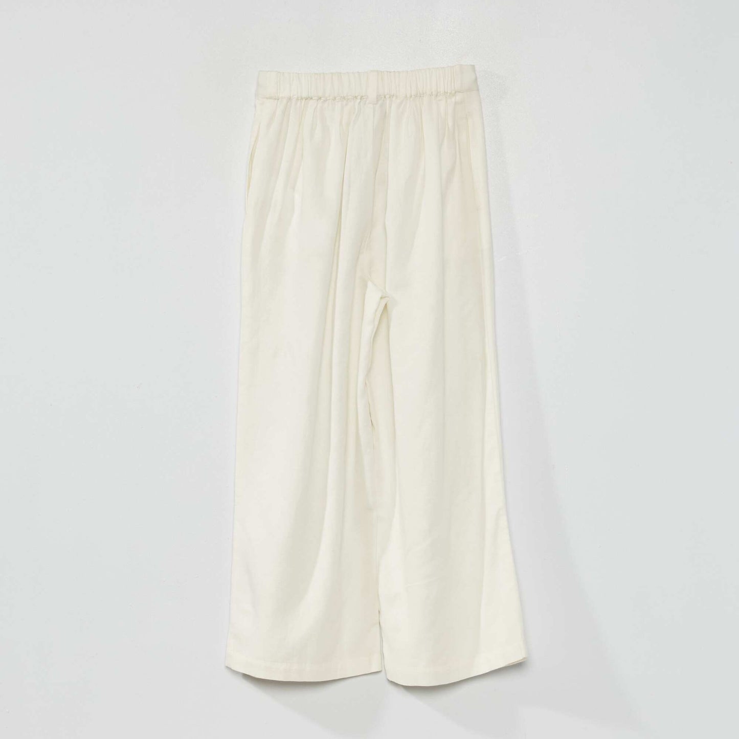 Pantalon large blanc