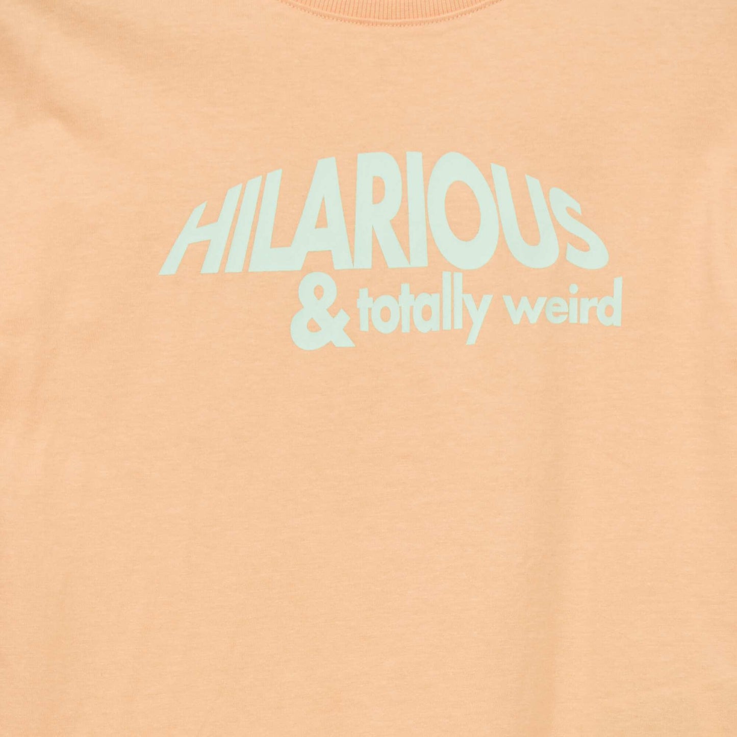 T-shirt imprim 'Audacious' Orange