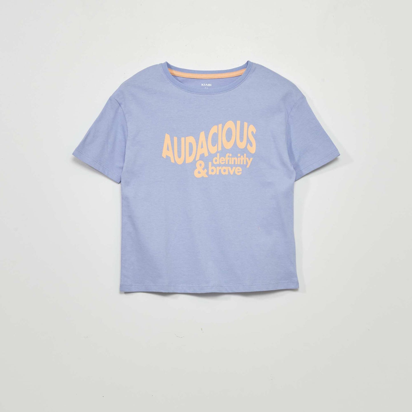 T-shirt imprim 'Audacious' Bleu