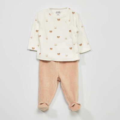 Ensemble pyjama - 2 pi ces Blanc