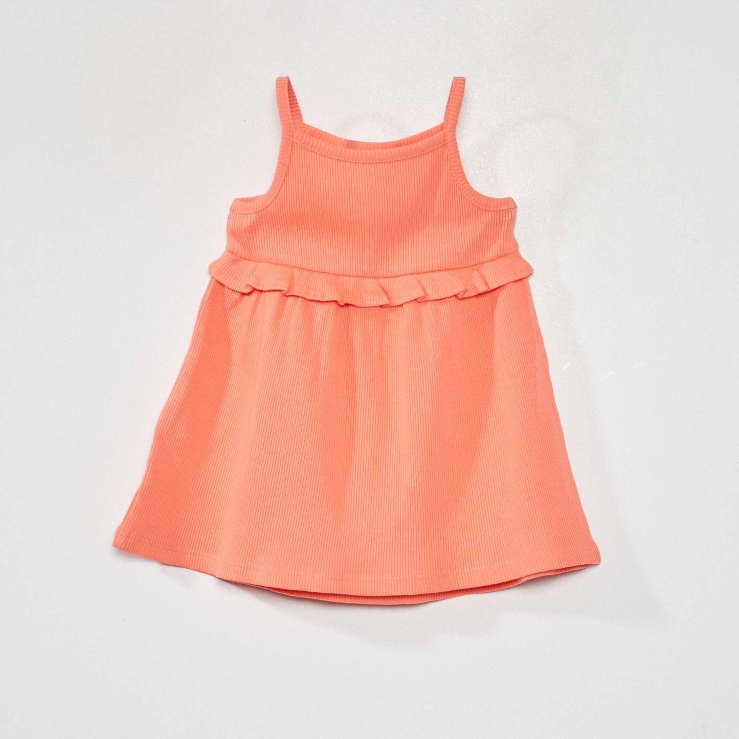 Robe c tel e avec empi cement volant Orange