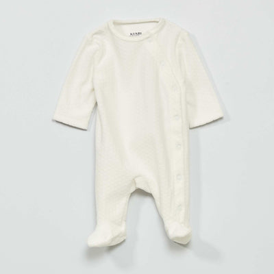 Pyjama long b b Blanc