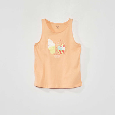 D bardeur imprim 'glace' Orange glace