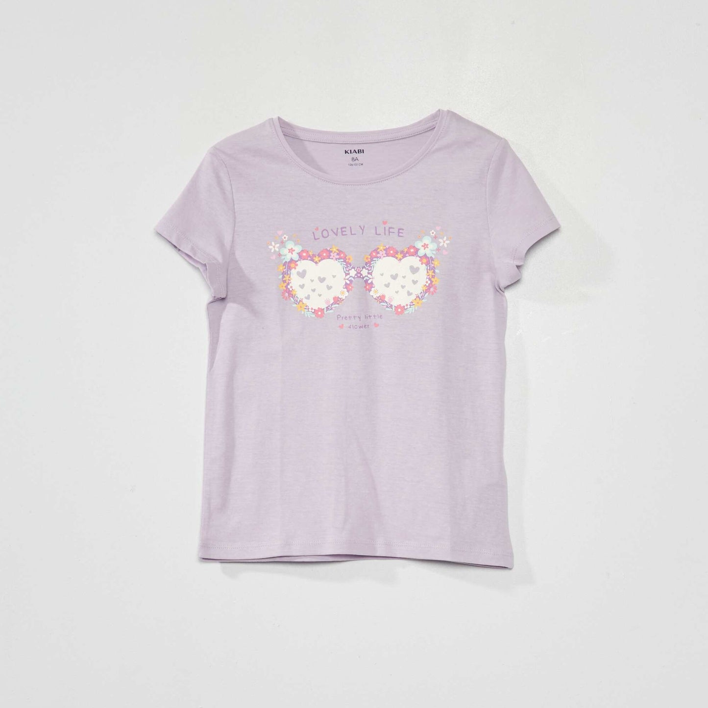 T-shirt en jersey avec motifs fantaisie Violet