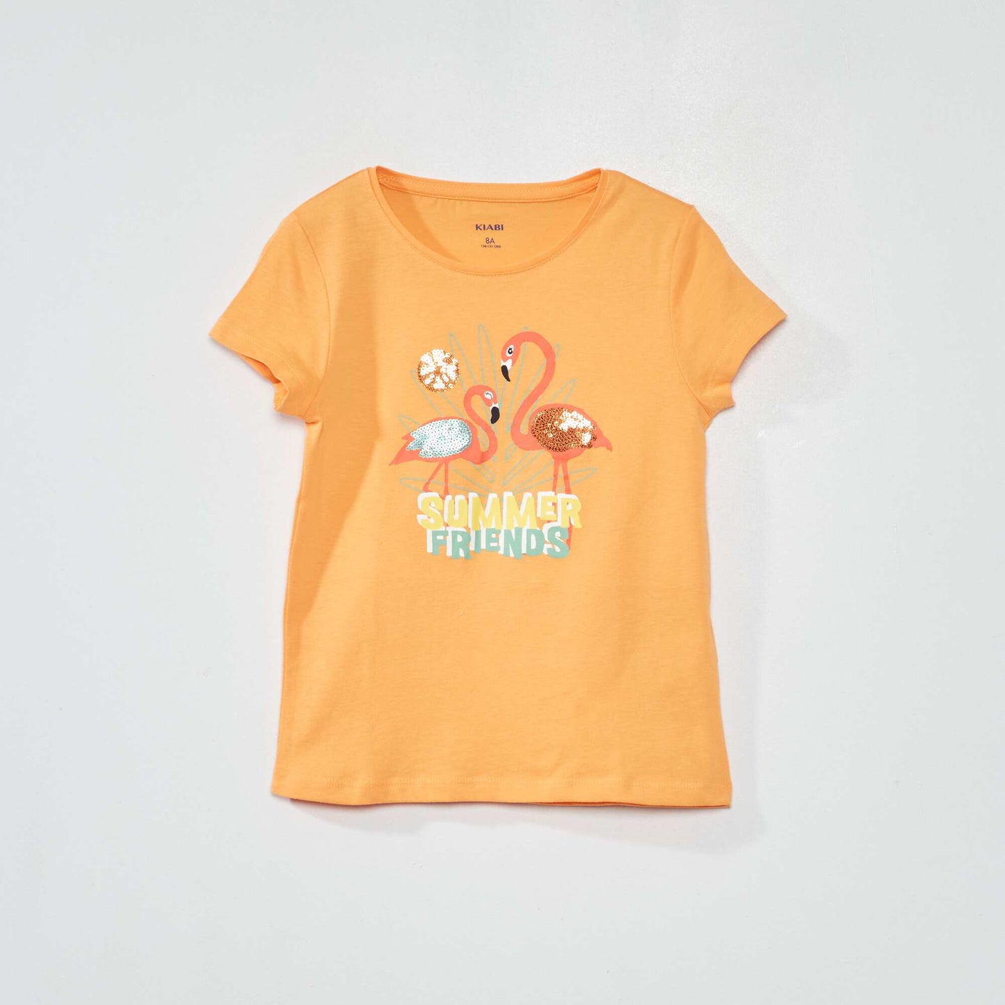 T-shirt en jersey avec motifs fantaisie Orange