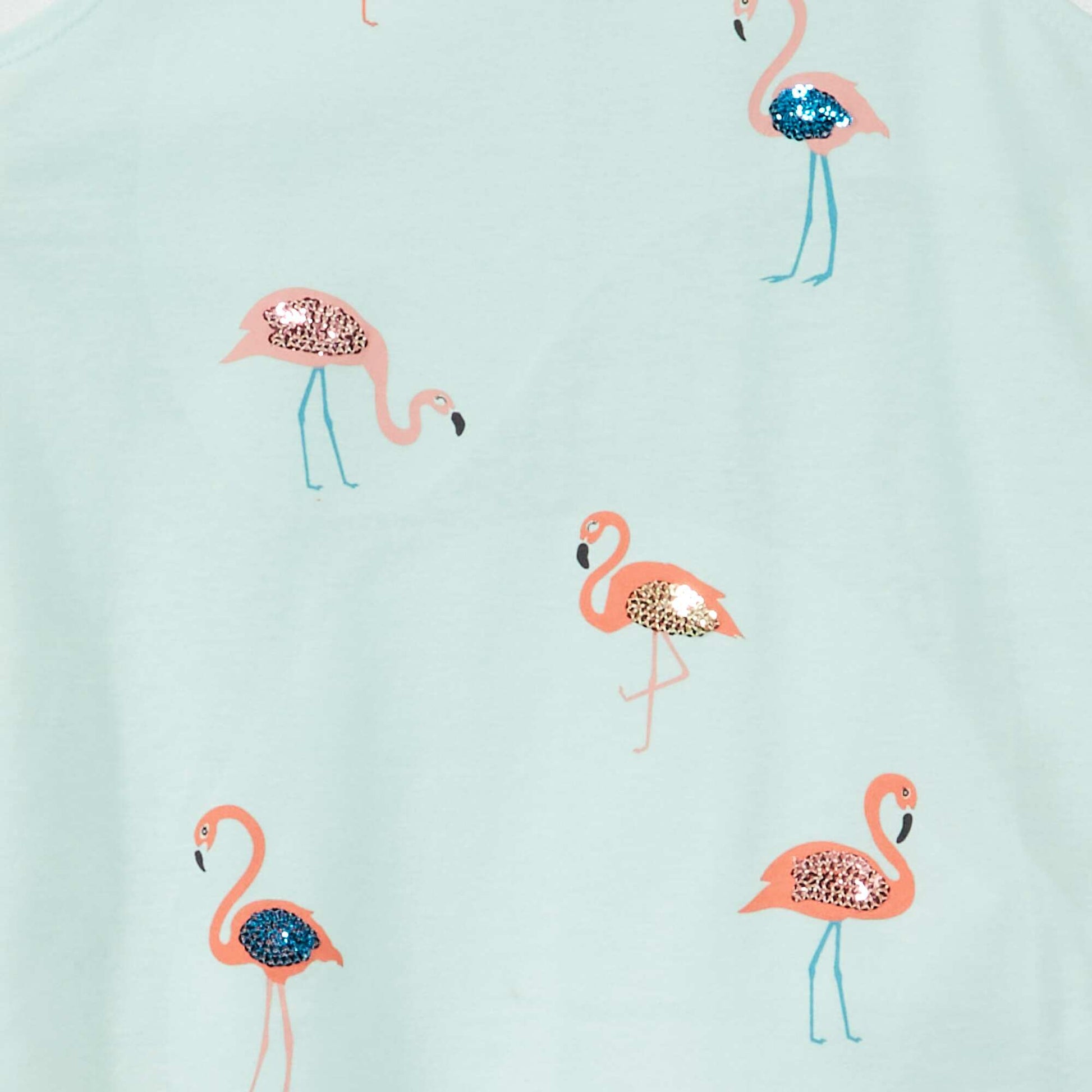 D bardeur en jersey avec motifs fantaisie Bleu turquoise