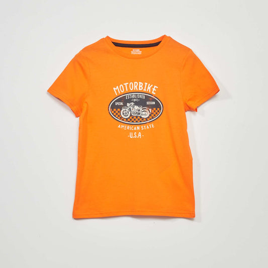 T-shirt imprim  ORANGE