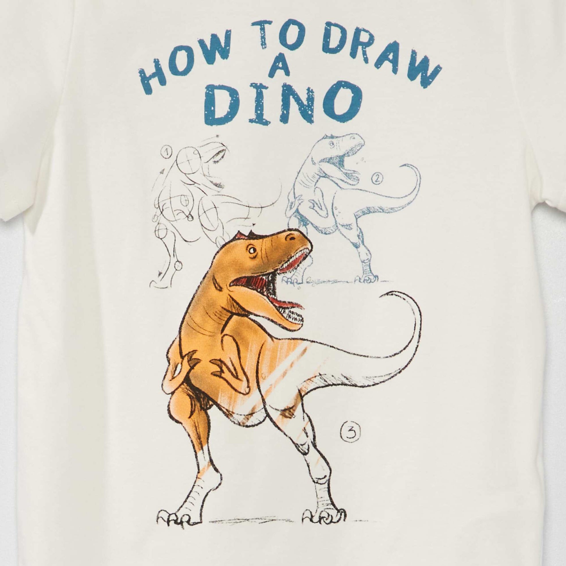 T-shirt imprim Blanc