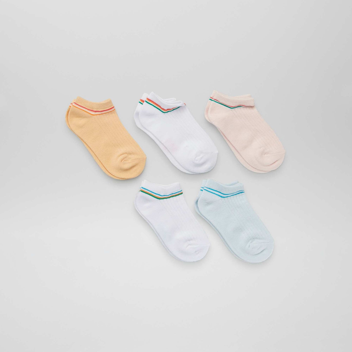 5 paires de chaussettes c tel es Rose