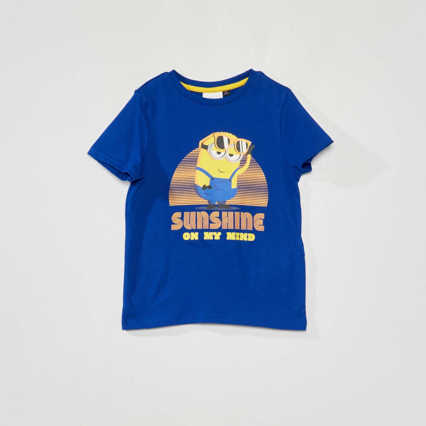 Tee-shirt imprim 'Minions' Bleu