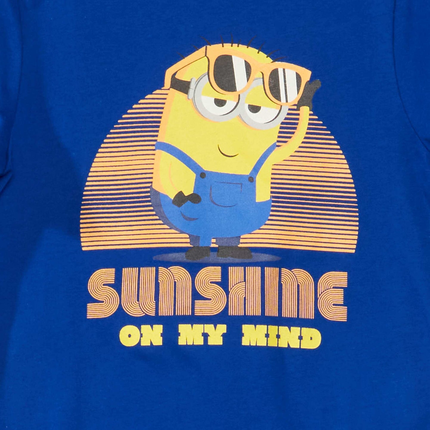 Tee-shirt imprim 'Minions' Bleu