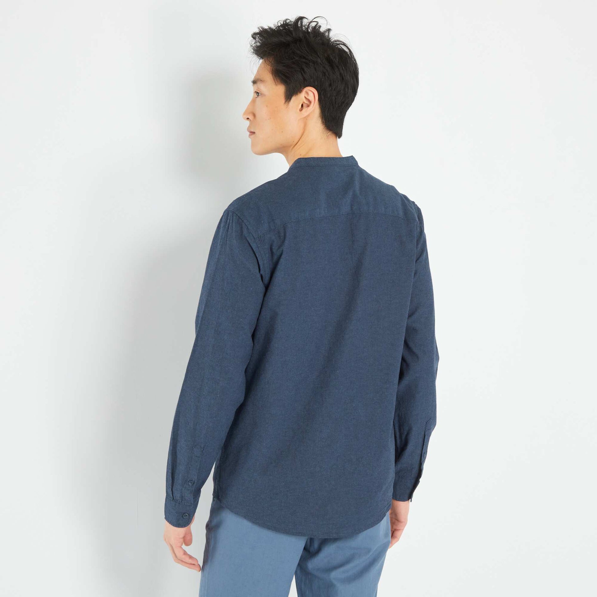 Chemise l g re unie Bleu