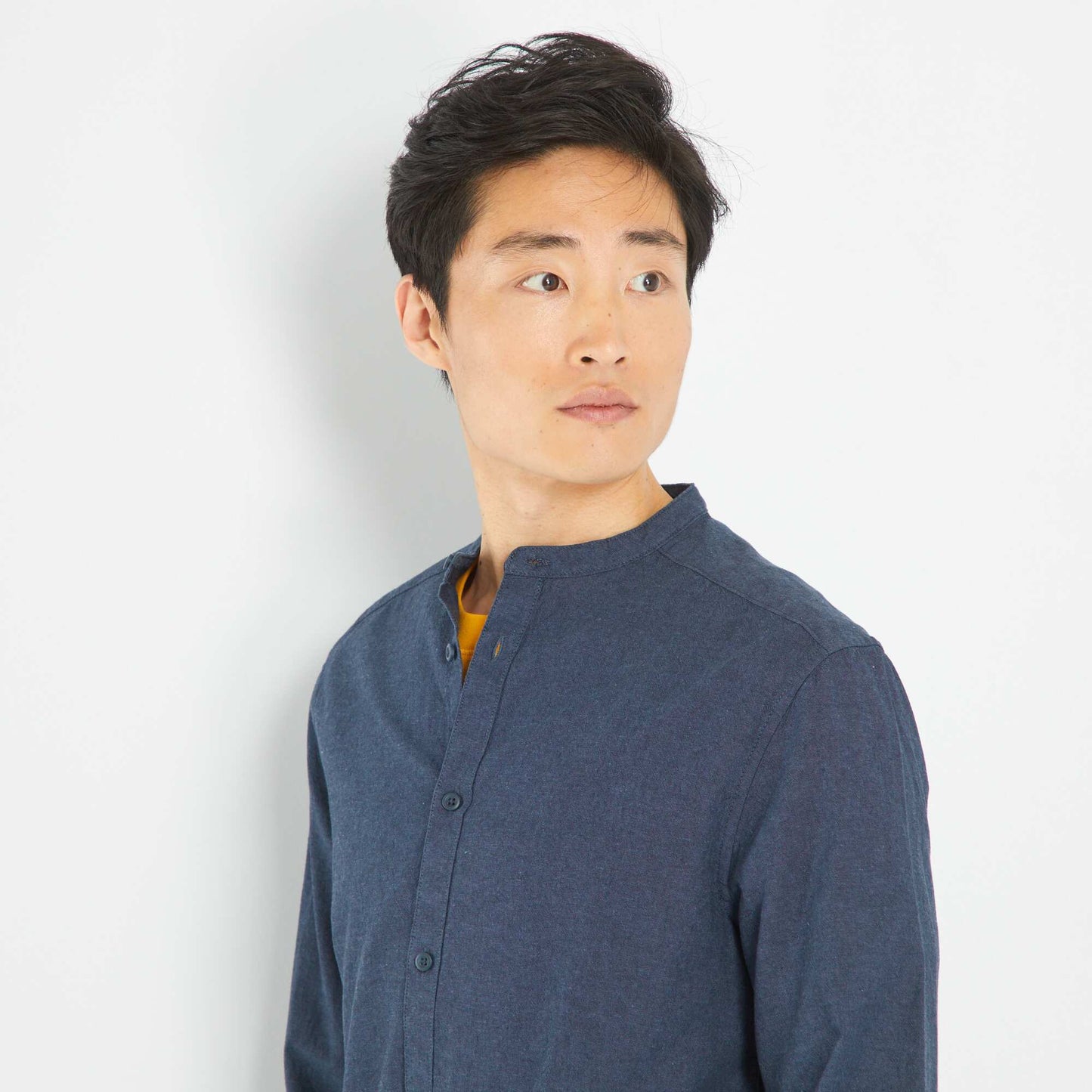 Chemise l g re unie Bleu