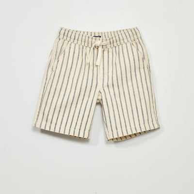 Bermuda en jean Bleu